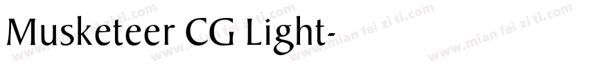Musketeer CG Light字体转换